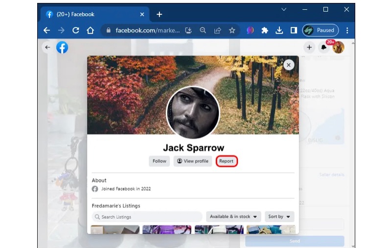 بازار فیسبوک