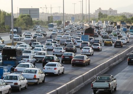 وضعیت ترافیک در آزادراه کرج – تهران