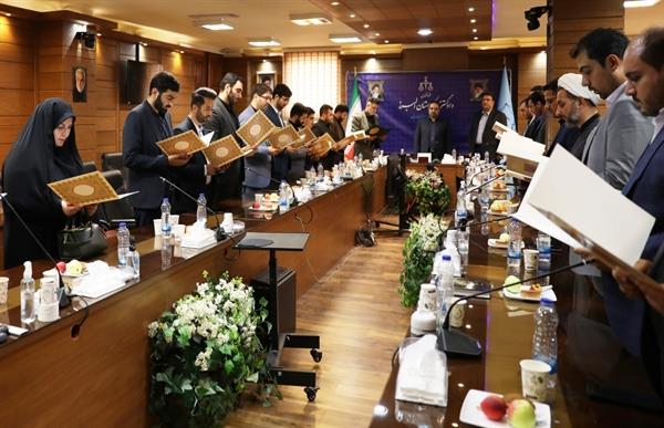 آغاز به کار ۱۹ قاضی در محاکم قضایی البرز