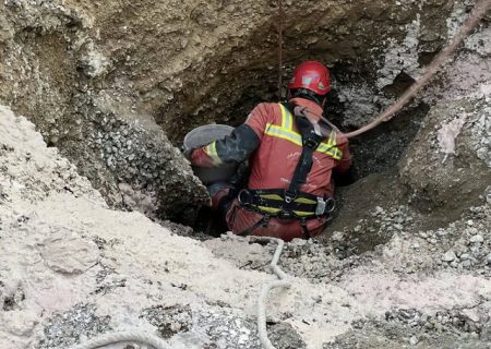 مرگ یک کارگر درپی ریزش دیواره‌های چاه در غرب تهران