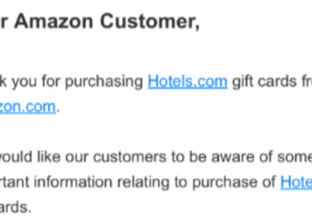 کارت هدیه ای که هیچ وقت خریداری نشده!