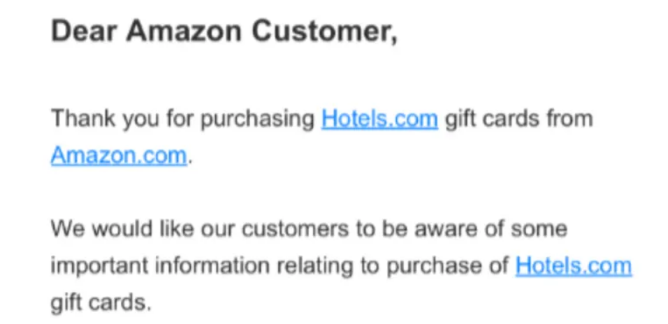 کارت هدیه ای که هیچ وقت خریداری نشده!