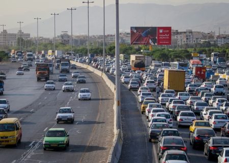 ترافیک سنگین در آزادراه تهران – کرج – قزوین امروز ۲۹ آبان