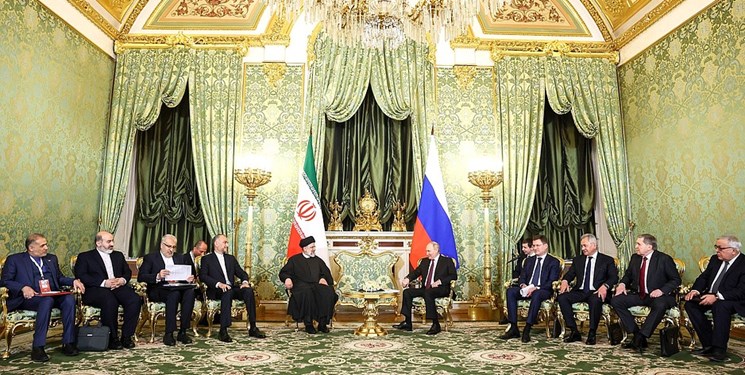 رئیسی در دیدار با پوتین: روابط ایران و روسیه در همه حوزهها رو به پیشرفت است