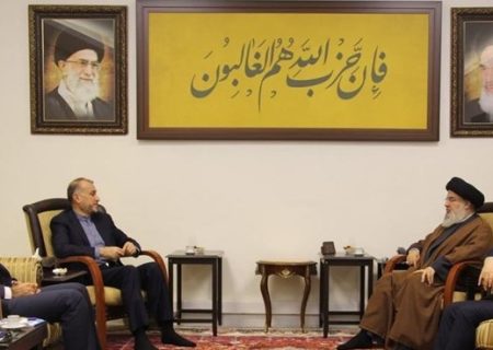 دیدار امیرعبداللهیان با سید حسن نصرالله دبیرکل حزب‌الله لبنان