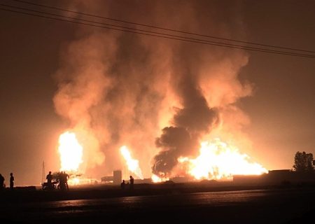 انفجار خرابکارانه در خط لوله سراسری گاز