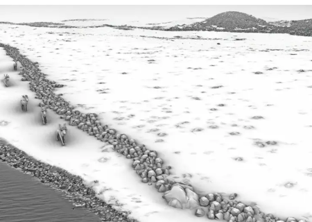 کشف دیوار سنگی عصر یخبندان در آلمان