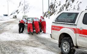 بارش برف و باران و آماده باش راهداری البرز