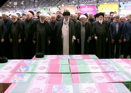 مراسم تشییع شهید رئیسی و شهدای خدمت در دانشگاه تهران