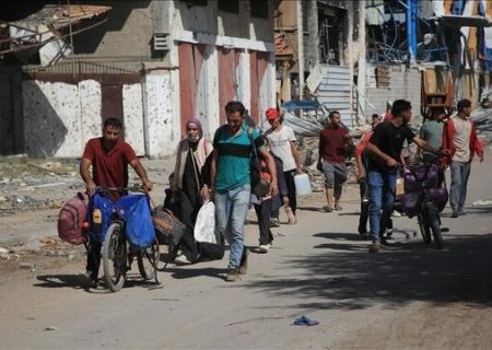 تداوم موج آواره شدن فلسطینی‌ها در شمال غزه ازسوی صهیونیستها