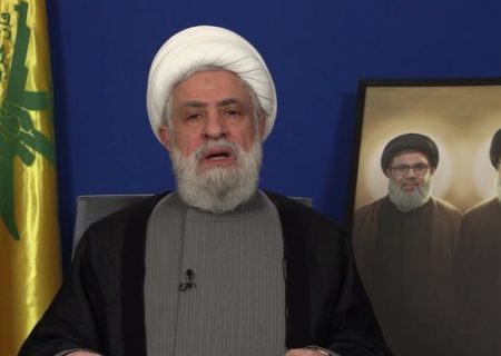 شیخ نعیم قاسم: حزب‌الله بر اساس ۲ مسیر میدان و مذاکره عمل می‌کند/ حمایت ما از غزه، برای ما مایه افتخار است