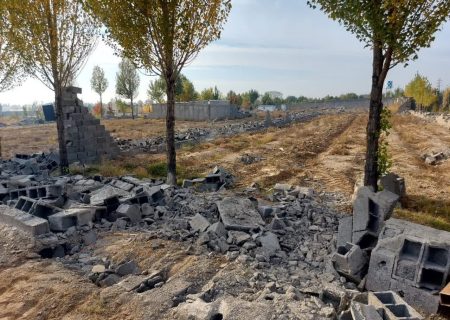 جلوگیری از تغییر کاربری غیرمجاز ۶۰ هکتار زمین در چهارباغ/ ۷۰ مورد دیوارکشی و ۱۲ ویلا اعمال قانون شد