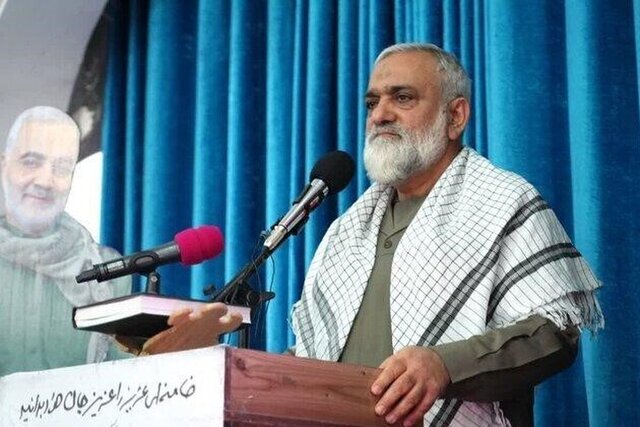 سردار نقدی: آمادهایم منطقه را از لوث متجاوزان آمریکایی و صهیونی پاکسازی کنیم/ آمریکا امالفساد قرن است