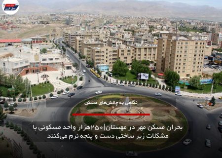 بحران مسکن مهر مهستان | ۲۵۰هزار واحد مسکونی با مشکلات زیر ساختی دست و پنجه نرم می‌کنند