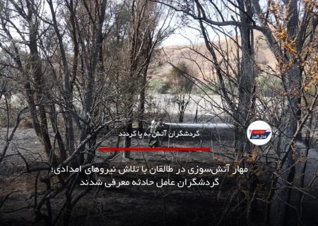 مهار آتش‌سوزی در طالقان با تلاش نیروهای امدادی؛ گردشگران عامل حادثه معرفی شدند