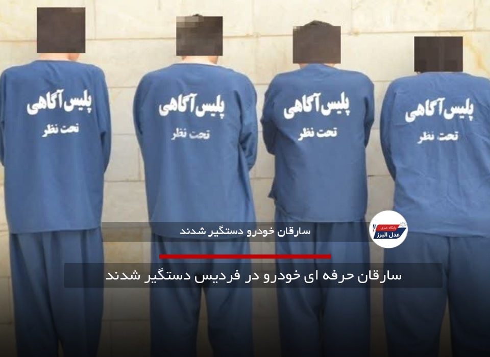 سارقان حرفه ای خودرو در فردیس دستگیر شدند