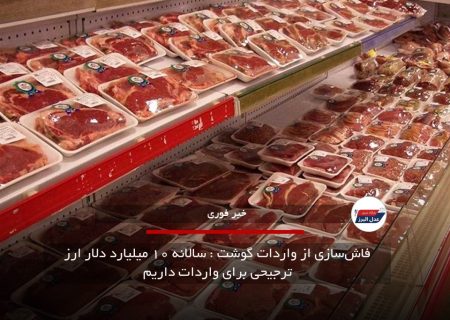 فاش‌سازی از واردات گوشت : سالانه ۱۰ میلیارد دلار ارز ترجیحی برای واردات داریم