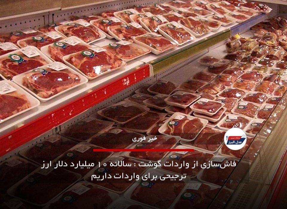 فاش‌سازی از واردات گوشت : سالانه ۱۰ میلیارد دلار ارز ترجیحی برای واردات داریم