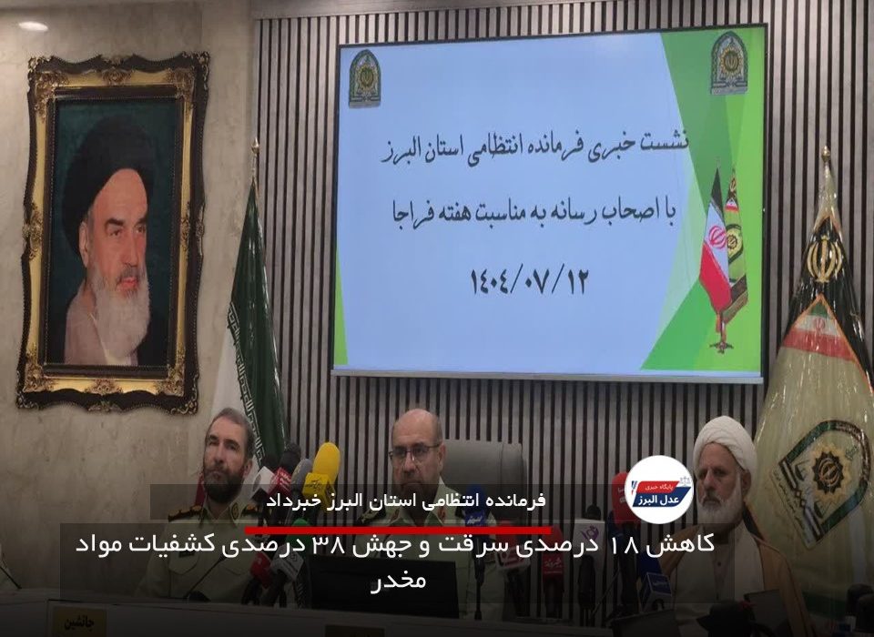 کاهش ۱۸ درصدی سرقت و جهش ۳۸ درصدی کشفیات مواد مخدر