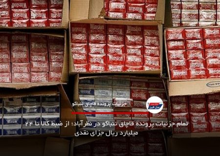 تمام جزئیات پرونده قاچاق تنباکو در نظرآباد؛ از ضبط کالا تا ۲۴ میلیارد ریال جزای نقدی