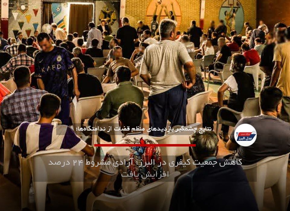 کاهش جمعیت کیفری در البرز؛ آزادی مشروط ۲۴ درصد افزایش یافت